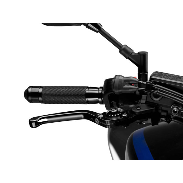 Puig Folding V3 Brake (Black Lever With Blue Selector) Black